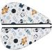 Cartoon Planets Microfiber Hair Towel - Soft Super Absorbent Hair Wrap for Women | Quick Dry Coral Velvet Cap for Long Curly & Thick Hair - Buy Online on GoSupps.com