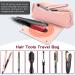 2-in-1 Heat Resistant Hair Tools Travel Bag - Organizer for Flat Irons Curling Irons & Accessories - Perfect Heat Mat for On-the-Go - Pink - Buy Online on GoSupps.com