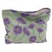 Cosmetic Pouch, Makeup Bags with Zipper,Travel Toiletry Organizer,Large Capacity Canvas Makeup Bags,Portable Pencil Case for Women Men Girls Gifts (Purple Flower) purple-flower