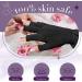 Migliore Wear UV Protection Gloves for Gel Nails - 2 Pairs 100% Cotton Fingerless Moisturizing Gloves for Eczema, SPA, and Dry Hands - Black-S/M - Buy Online on GoSupps.com