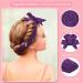 Heatless Curling Rod Headband - Upgrade 60 Long Soft Hair Curlers for No Heat Curls | Sleep-In Hair Rollers (Purple) - International Shipping Available - Buy Online on GoSupps.com