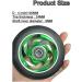 2 Pcs 4 Inch Wheelchair Front Wheels Wheel Replacement for Wheelchairs PU Solid Tyre Wheelchair Wheel - Buy Online on GoSupps.com