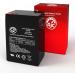 AJC Battery for Diamec DM6-4.5 - 6V 4.5Ah Sealed Lead Acid | International Shipping Available - Buy Online on GoSupps.com