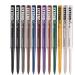 Eye Liner Pens Gel Eye Liner Pencils12 Colors Waterproof Natural Eye Liners Long Lasting Gel Pens Smudgeproof Cosmetics for Female Girls - Buy Online on GoSupps.com