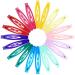 Funtopia 140 Pcs Colorful No Slips Metal Snap Hair Clips Barrettes for Women Teens Girls Kids