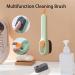 2 in 1 Multifunction Cleaning Brush 2024 New Cleaning Brush with Soap Dispenser Liquid Filled Laundry Brush Suitable for Home Cleaning (White + Green) - Buy Online on GoSupps.com