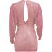 Shop Hanxiulin Women's Vintage Party Dress High Waist Sequin Mini Dress in Pink XXL | Long Sleeved Tunic Style - Buy Online on GoSupps.com