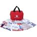 Ykall 180 Piece First Aid Kit for Car, Home, Travel, Camping, Office, Sports | Red Bag with Reflective Cross | Fully Stocked Emergency Survival Supplies - Buy Online on GoSupps.com