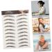 POPETPOP 9 Sheets Waterproof Eyebrow Stickers Eyebrow Stencils Fake Eyebrow Stickers 3d Make up Tool - Buy Online on GoSupps.com