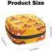 Autumn Pumpkin Menstrual Storage Bag - Portable Period Kit for Women/Girls - Color 5 - Buy Online on GoSupps.com