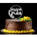 Personalized Cake Topper with Name - Natural Wood Decoration | Birch Multiplex Acrylic Accessory for Any Occasion - Buy Online on GoSupps.com