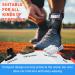 Dual Protective Ankle Brace for Plantar Fasciitis & Sprained Ankle Relief - Breathable Cooling Stabilizer for Men & Women - Medium Black | Volleyball & Basketball Support - Buy Online on GoSupps.com
