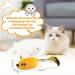SIMDAO Cat Toys Interactive for Indoor Cats Electric Automatic Moving Mouse Cat Toy Self Play with Squeaky Sound Dynamic Magic Tail Rechargeable LED Mice Cat Toys for Bored Cats Kitten M - Buy Online on GoSupps.com