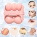2-in-1 Ice Roller for Face, Neck & Eyes - S&W Shaped, Puffiness Relief, Migraine Pain, Skin Care Tool (Pink) - Buy Online on GoSupps.com