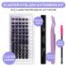 Shop Premium Cluster Lash Extensions Set | DIY Eyelash Kit with Bond & Seal (C3-D Curl 8-16 mm) - Buy Online on GoSupps.com