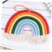 ABOOFAN 1pc Rainbow Rope Pendants Rainbow Tapestry Wall Hangings Office Decore Bohemia Cotton Rope Color 1 28X27CM - Buy Online on GoSupps.com