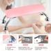 Big Arm Rest for Nails - Microfiber Leather Manicure Cushion Soft Removable Hand Rest for Nail Art & Toenails (Pink) - Essential Nail Tools Included - Buy Online on GoSupps.com
