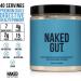 NAKED Gut - Daily Gut Health Supplement - Natural Gut Health Powder for Gut Cleanse Digestive Support GMO-Free Soy-Free Gluten-Free Vegan and Hypoallergenic 40 Servings 8.5 Ounce (Pack of 1) - Buy Online on GoSupps.com