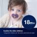 LOVI Dynamic Pacifier 18 Months+ | BPA-Free Silicone 2 Pack - Stardust Collection Blue - International Shipping Available - Buy Online on GoSupps.com