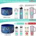 Flowers Transparent Silicone Sleeve for 12-24oz Wide Mouth Water Bottles - Compatible with Hydro Flask, Simple Modern, Stanley Tumbler - Flask Rubber Boot - Buy Online on GoSupps.com