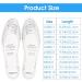 WLLHYF Adult Shoe Insoles - Anti-Odour & Ultra-Soft Heel Grips - Latex Material - Breathable & Cuttable - 3 Pairs - Buy Online on GoSupps.com