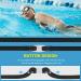 Portzon Dynamics Anti-Fog Clear Swimming Goggles for Adults - Black - Buy Online on GoSupps.com