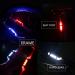 Outair USB Rechargeable Bike Light Set - Front and Rear Bicycle Lights with 5 LEDs, 4 Modes, Cycling Safety Warning Lamp - White, Red, Blue - Buy Online on GoSupps.com
