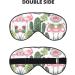 Red Flamingo Succulent Plant Eye Mask - Soft Comfortable Light-Blocking Unisex Sleep Mask | International Shipping - Buy Online on GoSupps.com