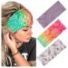 Fashey Wide Headbands Boho Elastic Head Wraps Print kontted Hair Bands Turband Head Scarfs for Women and Girls Pack of 3 (Type 3)