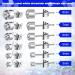 Stainless Steel Ear Piercing Kit with 61 Pairs of Stud Earrings for Salon and Home Use - Buy Online on GoSupps.com