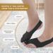 Huninpr Bunion Corrector & Relief Kit - 3 Pack Set for Hallux Valgus Correction - Non-Surgical Toe Separator & Protector Sleeve for Pain Relief - Black - Buy Online on GoSupps.com