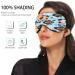 Shop Cute Cow Eye Mask - Light Blocking Sleep Mask with Adjustable Strap | Soft & Lightweight Blindfold for Men & Women - Perfect for Travel & Naps - Buy Online on GoSupps.com