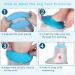SUPERNIGHT Waterproof Foot Cast Cover - Reusable Sealed Watertight Protector for Foot & Ankle Wounds - Ideal for Casts & Dressings - Anti-Slip Design - Buy Online on GoSupps.com