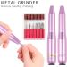 Portable Electric Nail Drill with 6Pcs Nail Drill Bits and 6 Sanding Bands Professional for Acrylic Gel Manicure Professional Nail Salon Supplies Manicure - Buy Online on GoSupps.com