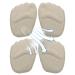 Forefoot insole |Breathable foot insole sole 2 pair of midfoot bones supported in sweat - foot pads soft midfoot insoles for high heels sneakers 2 pair of apricot