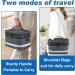 Portable Medication Organizer Storage Bag - Travel Pill Bottle Holder with Strap - Family First Aid Box (Grey - Buy Online on GoSupps.com