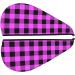 Hair Towel Wrap - Fast Drying Towel Turban with Button Purple Black Buffalo Plaid - Buy Online on GoSupps.com