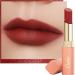 Oulac Soft Matte Lipstick Color Riche Satin Smooth Lipsticks for Women High Impact Moisturising Lip Colour with Rose Oil Creamy Formula Long Lasting Vegan Cruelty Free Once Bitten(Y14)