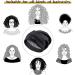Adjustable Satin Lined Sleep Cap for Curly Hair | Extra Large Women's One Size | Black Comfortable & Stylish Nighttime Hair Care - Buy Online on GoSupps.com
