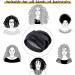 Adjustable Satin Lined Sleep Cap for Curly Hair, Dreadlocks, Braids | Set of 2 | Men & Women | Black & Dark Gray - Buy Online on GoSupps.com