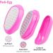 RED by Kiss Stainless Steel Ped Egg Foot File 2-in-1 Callus Remover - Smooth Rough Skin, Includes 2 Grits, Washable Scrubber for Cracked Heels - Buy Online on GoSupps.com