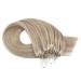 Real Hair Extensions Microrings | Blond Remy Micro Extensions | Cold Fusion with Micro Beads | Ashblond Highlights | 50g 50cm - Buy Online on GoSupps.com