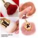 JERCLITY Rose Makeup Brushes Set - 2 Large Kabuki Face & Blush Brushes for Powder & Nail Art - Gold Brown/Gold Red - Buy Online on GoSupps.com