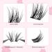 Fowendia 72 Pcs Cluster Lashes | C-10mm Individual Eyelash Extensions | DIY C D Curl Soft Thin Band Eyelashes - E01 - Buy Online on GoSupps.com