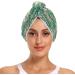 Beautiful Roses Green Dry Hair Cap & Quick Drying Towel Set - Super Absorbent Soft & Comfortable | 2 Piece Headband Towel - Buy Online on GoSupps.com