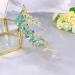 Fineder Crystal Tiara Headpiece - Rhinestone Hair Jewelry for Women - Bridal Bride Princess Queen - Blue - Buy Online on GoSupps.com