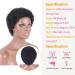 Kalyss 100% Human Hair Short Black Afro Kinky Curly Wig for Women - Lightweight & Natural-Looking - Buy Online on GoSupps.com