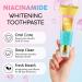 TIVLON Niacinamide Toothpaste whitening removes tooth discolouration inhibits pigmentation fresh breath deep and gentle cleaning suitable for sensitive teeth 100 g - Buy Online on GoSupps.com