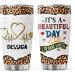 Personalized Nurse Tumbler - Custom Stethoscope Leopard Travel Cup | Perfect Nurse Gifts for Birthdays & Nurse s Day - 20 oz Stainless Steel - Buy Online on GoSupps.com