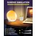 Laliled Sunrise Simulation Alarm Clock - 14 Colors 16 Brightness 10 Natural Sounds FM Radio & Snooze Function | Perfect Wake-Up Light for Adults & Kids - Buy Online on GoSupps.com